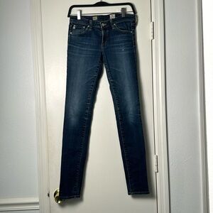 AG Adriana Goldschmied Super Skinny Legging Denim Jeans Size 27R